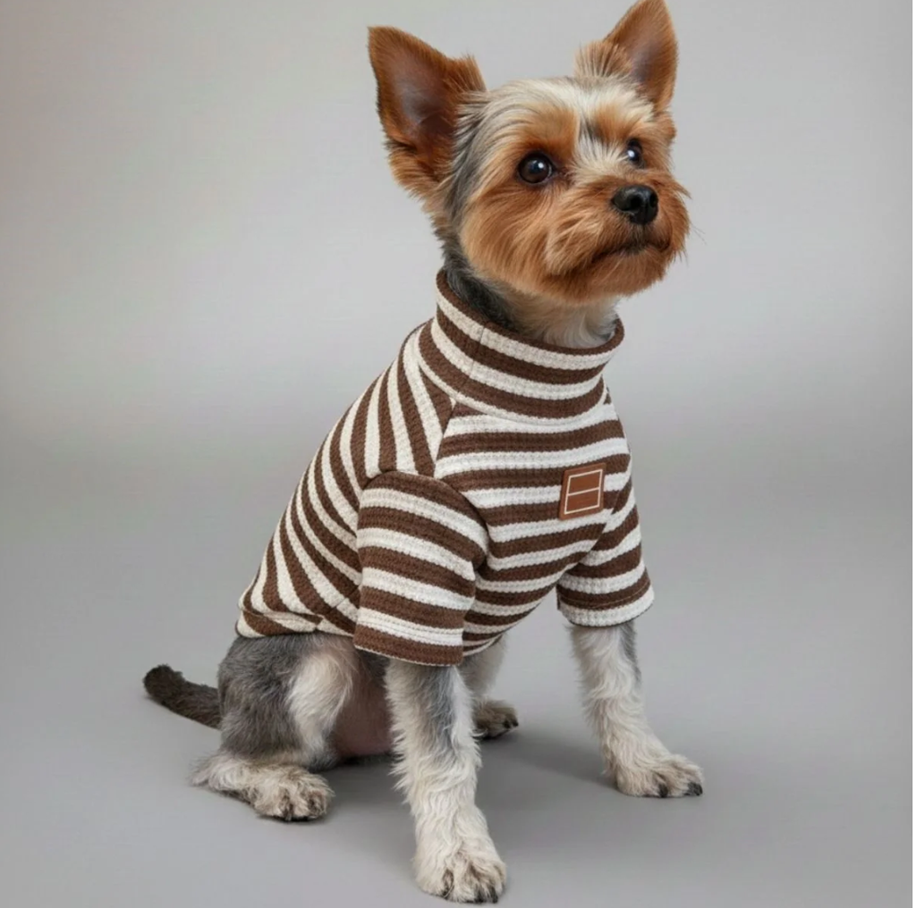 PAWLORAK  Plaid Baseball Dog Jacket – Sporty and Stylish Outerwear for Dogs