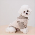 PAWLORAK  Plush Coat & Matching Turtleneck Sweater Two-Piece Dog Outfit Set