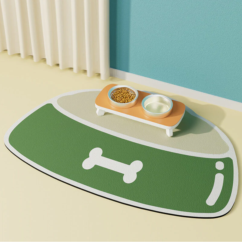 PAWLORAK  Quick-Dry Absorbent Non-Slip Pet Feeding Mat