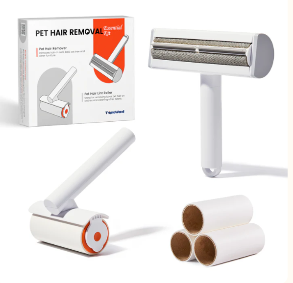 PAWLORAK  Pet Hair Removal Tool and Lint Roller Value Set