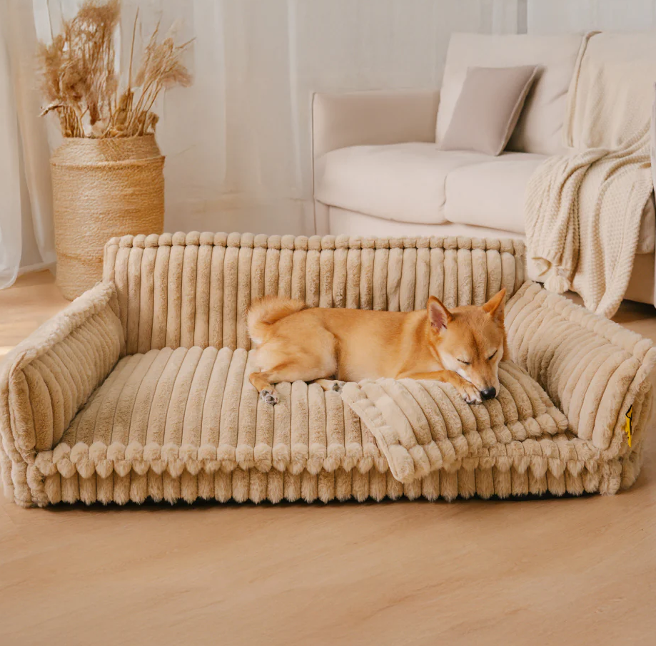 PAWLORAK  Large Washable Fluffy Orthopedic Soft Dog Pillow Dog Sofa Bed-Snoozy Dream