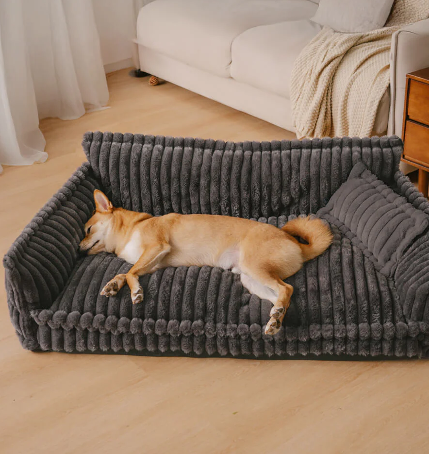 PAWLORAK  Large Washable Fluffy Orthopedic Soft Dog Pillow Dog Sofa Bed-Snoozy Dream