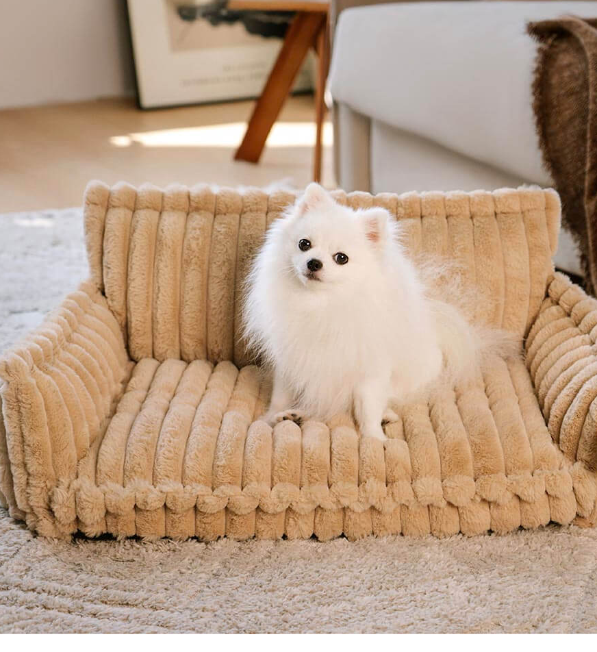 PAWLORAK  Large Washable Fluffy Orthopedic Soft Dog Pillow Dog Sofa Bed-Snoozy Dream
