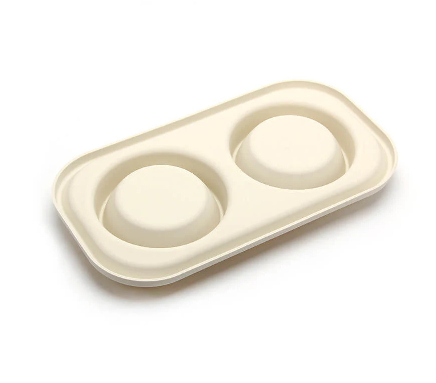 PAWLORAK  Silicone Dual Bowl Slow Feeder Pet Bowl