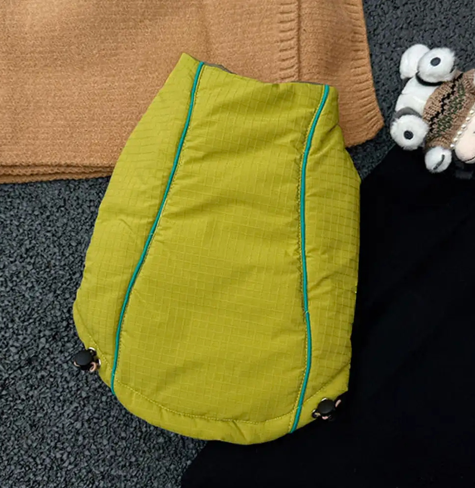 PAWLORAK  Fashion Reversible Padded Thick Warm Dog Jacket