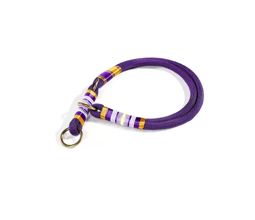 PAWLORAK  Hand-knitted Braided Rope No Pull Cool Dog Accessories Training Collar