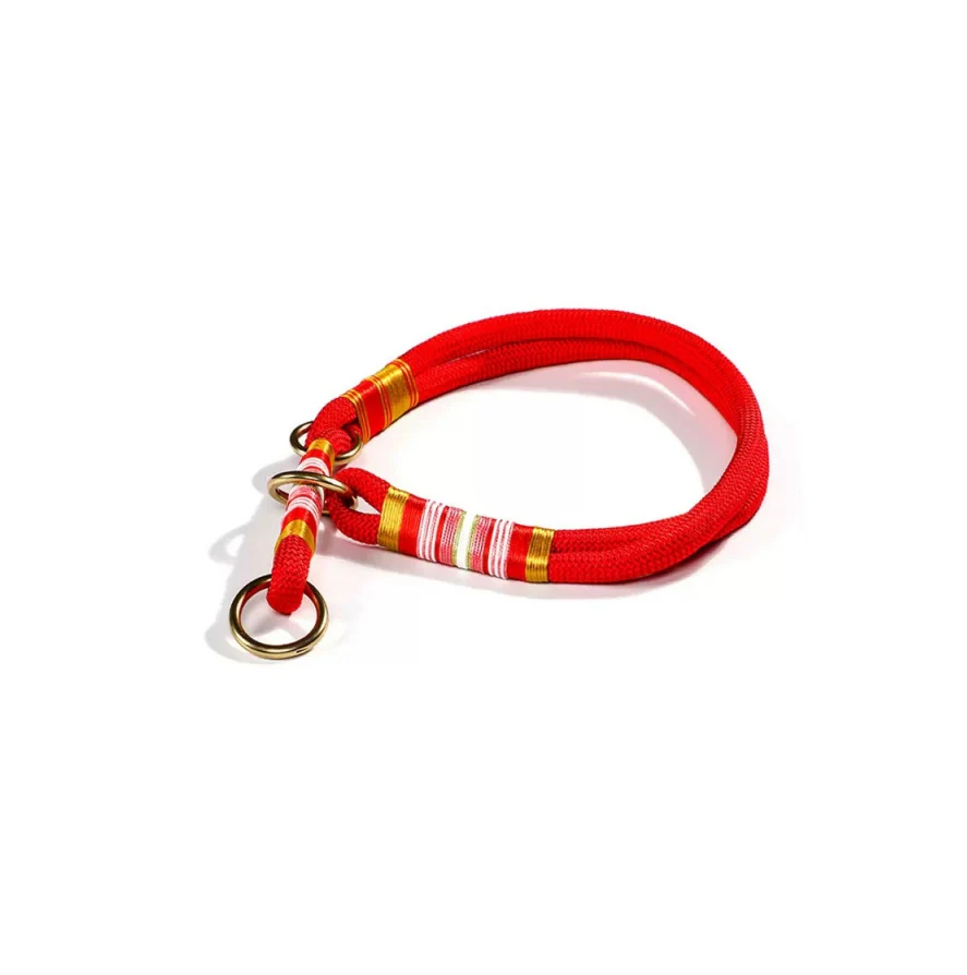 PAWLORAK  Hand-knitted Braided Rope No Pull Cool Dog Accessories Training Collar