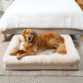 PAWLORAK  Cooling 4-Bolster Dog Bed - Arctic Sand