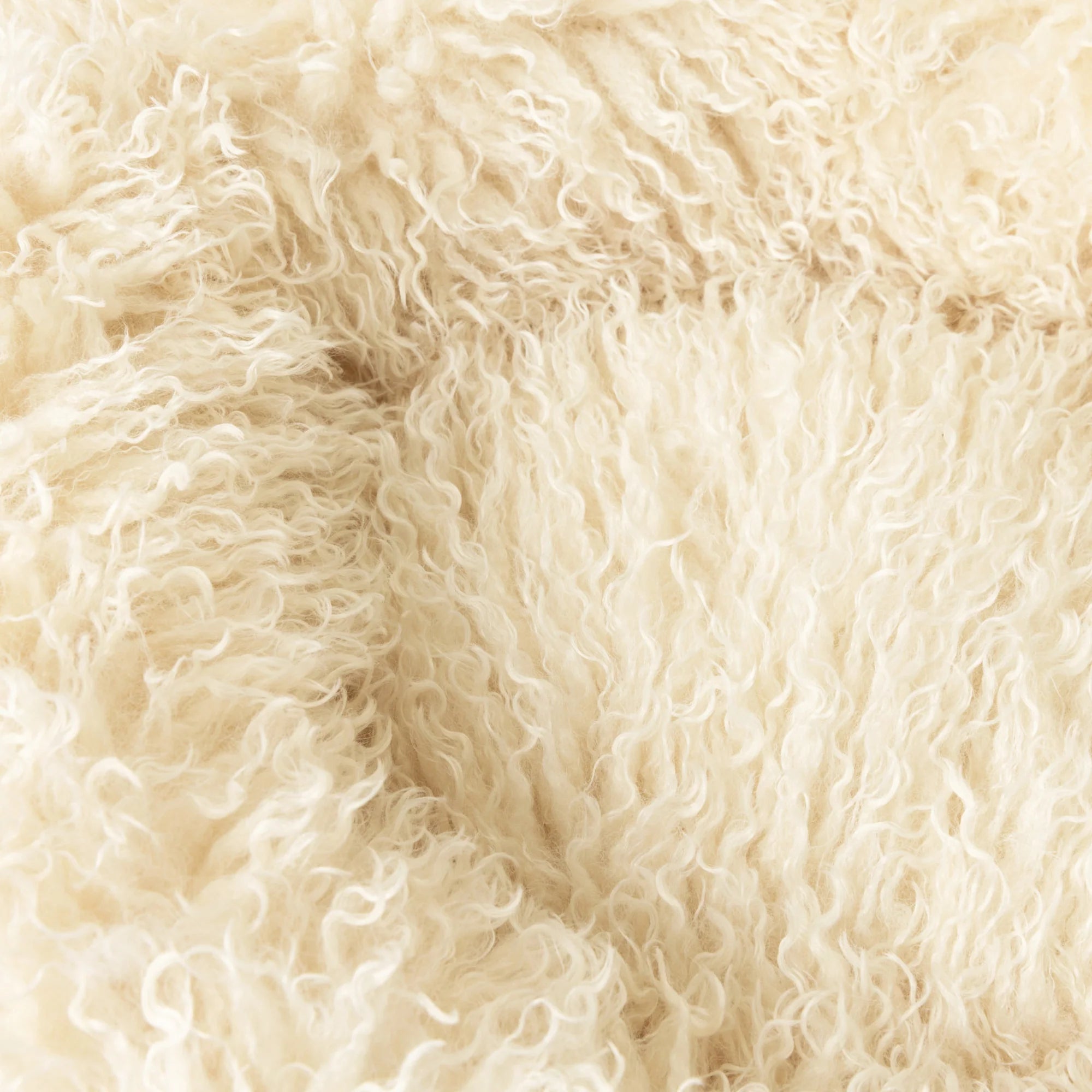 PAWLORAK  Luxe Faux Fur Donut Dog Bed - Plush Sheep Ivory
