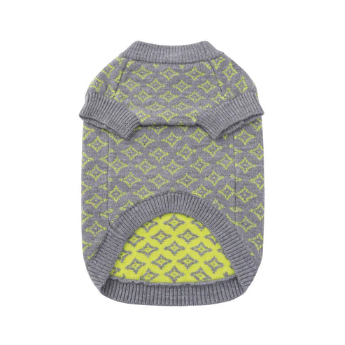 PAWLORAK  Over Glam | Rhombic Jacquard Short Sleeveless Jumper