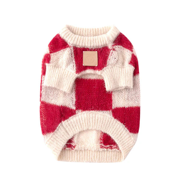 PAWLORAK  Mono Square Thin Knitwear - Cats and Dogs
